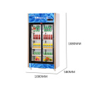 518L Vertical Up Unit Refrigerador deslizante de múltiples puertas